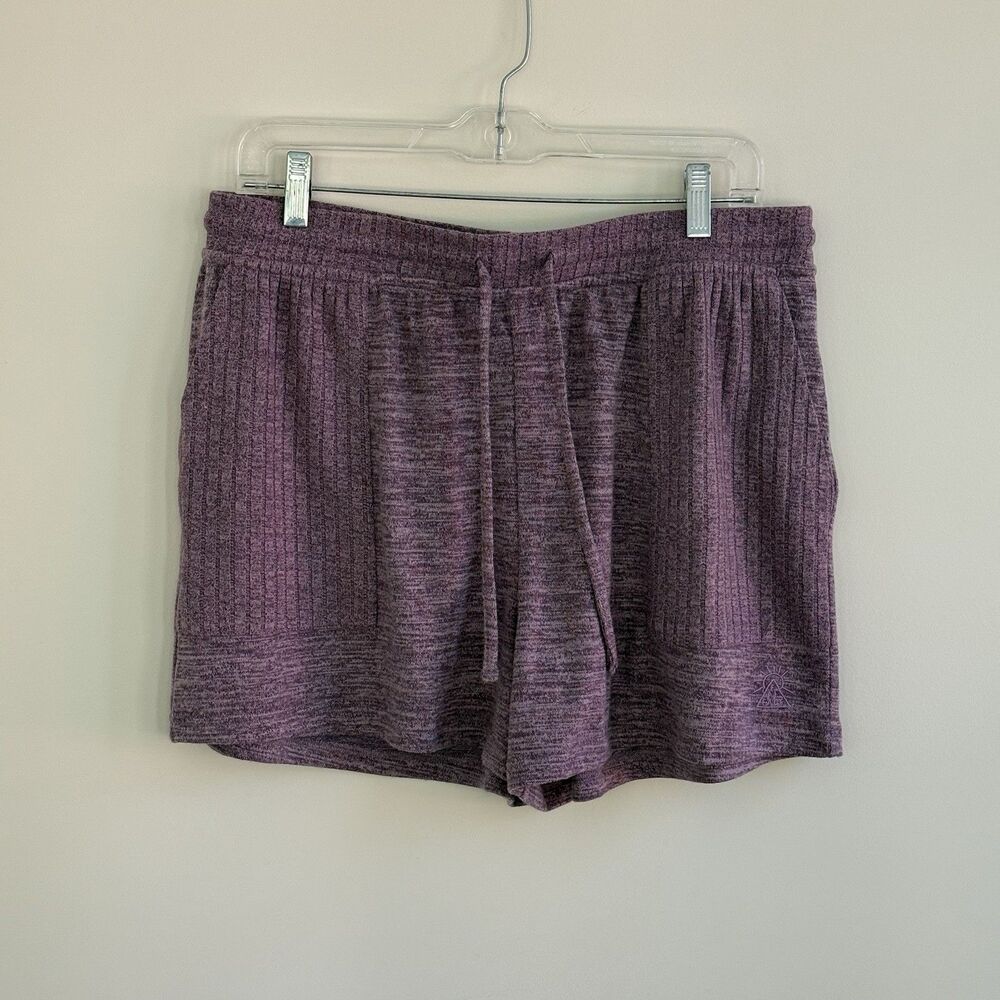 Fat Face Katherine Lounge Shorts Purple US 10 Pockets Drawstring Waist NWT